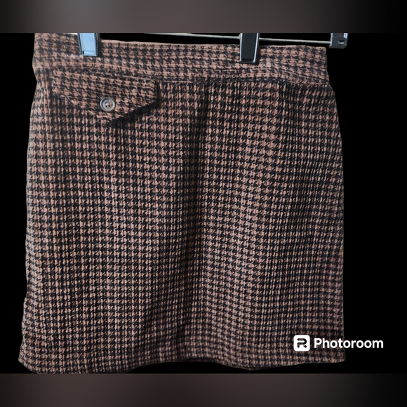 Urban Outfitters brown and black mini skirt Size XS - Picture 2 of 4